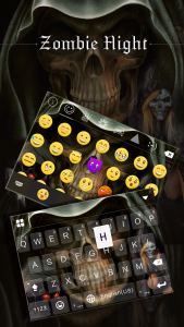 اسکرین شات 3 برنامه Zombie Night Keyboard Theme