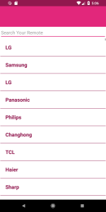 اسکرین شات 1 برنامه LG Universal Remote