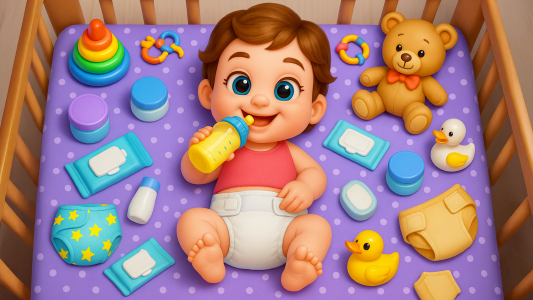 اسکرین شات 1 بازی baba care babysitter game