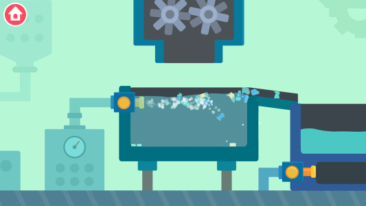 اسکرین شات 3 بازی Dinosaur Garbage Truck Games