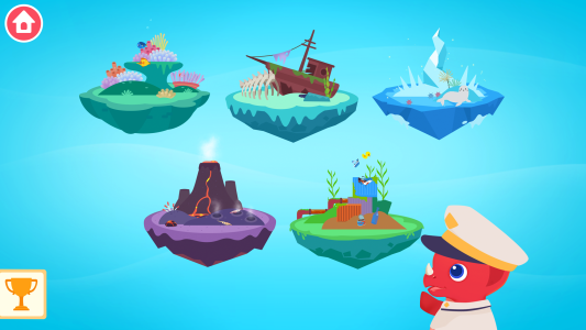 اسکرین شات 3 بازی Dinosaur Submarine - for kids