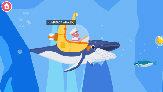 اسکرین شات 5 بازی Dinosaur Submarine - for kids