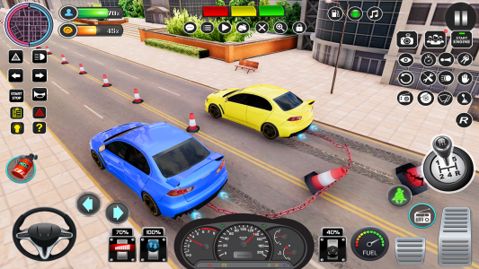 اسکرین شات 5 بازی Chained Car Racing Stunts Game