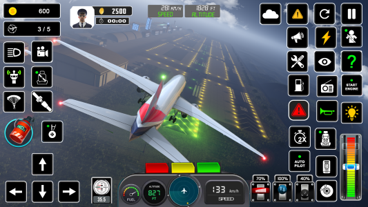 اسکرین شات 3 بازی Pilot Flight Simulator Games