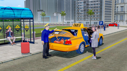 اسکرین شات 1 برنامه Taxi Simulator Pro Racing Game