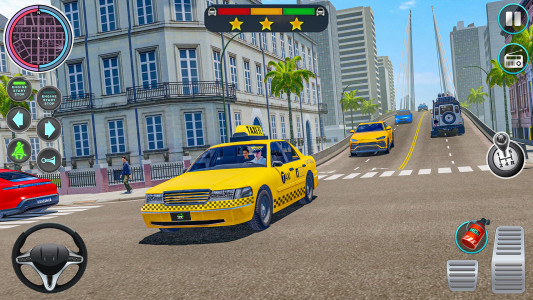 اسکرین شات 4 برنامه Taxi Simulator Pro Racing Game