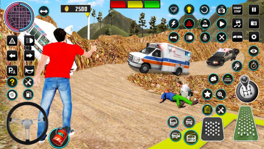 اسکرین شات 6 برنامه Heli Ambulance Simulator Game