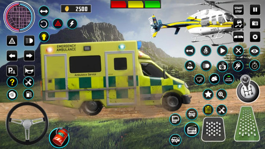 اسکرین شات 7 برنامه Heli Ambulance Simulator Game
