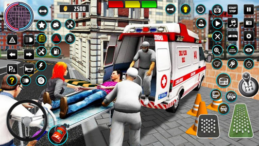 اسکرین شات 5 برنامه Heli Ambulance Simulator Game