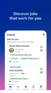 اسکرین شات 1 برنامه Indeed Job Search