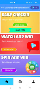 اسکرین شات 1 بازی Free Diamonds for Garena new fire