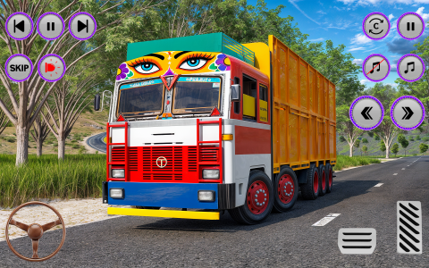 اسکرین شات 4 بازی Indian Truck Driving Game 3d