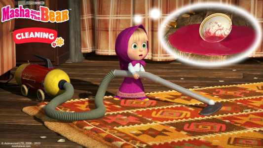 اسکرین شات 5 بازی Masha and the Bear: Cleaning