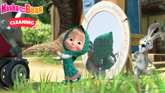 اسکرین شات 6 بازی Masha and the Bear: Cleaning