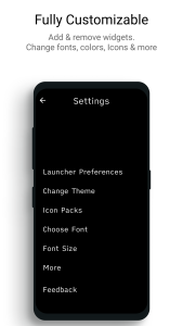 اسکرین شات 5 برنامه Indistract Minimalist Launcher