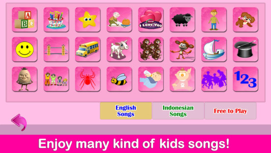اسکرین شات 5 بازی Kids Pink Piano