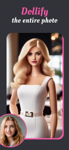 اسکرین شات 1 برنامه DollMe - Selfie generator
