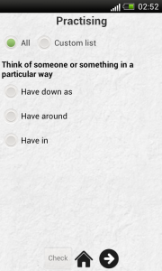 اسکرین شات 7 برنامه Phrasal verbs