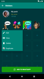 اسکرین شات 7 برنامه Photos To Stickers