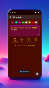 اسکرین شات 3 برنامه All reminder