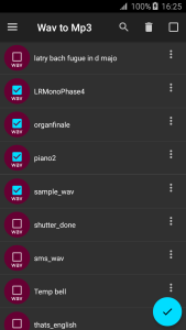 اسکرین شات 2 برنامه Wav to Mp3