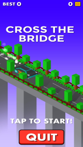اسکرین شات 3 بازی Cross Bridge :Tap to Play game