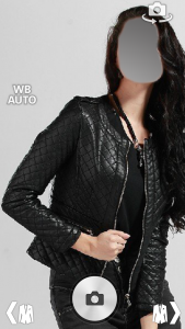 اسکرین شات 3 برنامه Girl Winter Coats Fleece Jacket photo montage