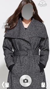 اسکرین شات 1 برنامه Girl Winter Coats Fleece Jacket photo montage