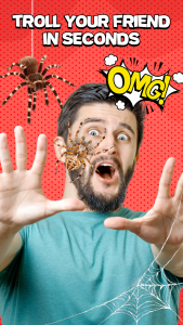 اسکرین شات 2 برنامه Bugzz: Insect Prank Filters