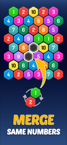اسکرین شات 1 بازی Merge Hexa™ Number Puzzle Game