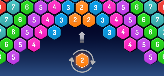 اسکرین شات 6 بازی Merge Hexa™ Number Puzzle Game