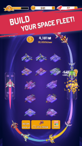 اسکرین شات 1 بازی Merge Spaceships - Idle Space
