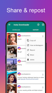 اسکرین شات 5 برنامه Photo & Video Downloader for Instagram - Instake