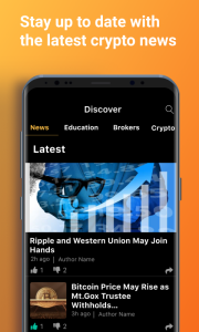 اسکرین شات 6 برنامه Crypto Tracker, News & Charts