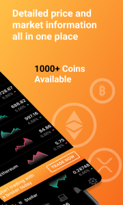 اسکرین شات 2 برنامه Crypto Tracker, News & Charts