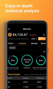 اسکرین شات 5 برنامه Crypto Tracker, News & Charts