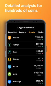 اسکرین شات 8 برنامه Crypto Tracker, News & Charts