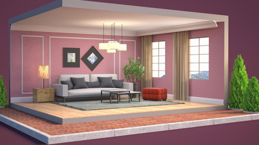 اسکرین شات 1 بازی Home Design Game : Dream Life