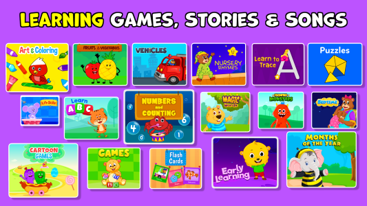 اسکرین شات 3 برنامه KidloLand Toddler & Kids Games