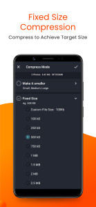 اسکرین شات 4 برنامه Compress Image Chitro: KB, MB,