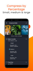 اسکرین شات 1 برنامه Compress Image Chitro: KB, MB,