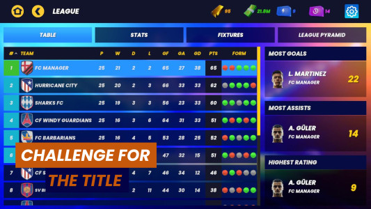 اسکرین شات 3 بازی FC Manager 26 - Football Game