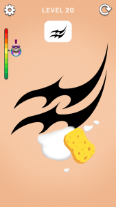 اسکرین شات 2 بازی Ink Tattoo Game Art ASMR