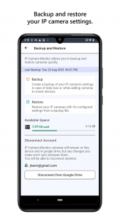 اسکرین شات 4 برنامه IP Camera Monitor
