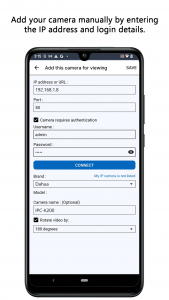 اسکرین شات 2 برنامه IP Camera Monitor