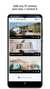 اسکرین شات 1 برنامه IP Camera Monitor