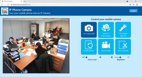 اسکرین شات 4 برنامه IP Phone Camera