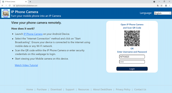 اسکرین شات 3 برنامه IP Phone Camera