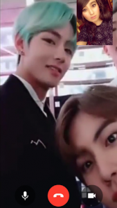 اسکرین شات 2 برنامه BTS Video Call jimin - jungkook suga jhope v prank