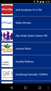 اسکرین شات 1 برنامه Radio Iran